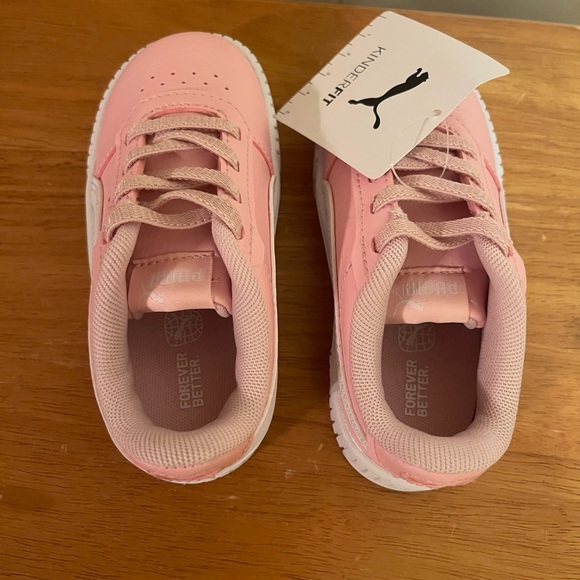 New In Box, Kids/Infants Size US 7C Girls Pink Puma Shoes. Paid $40 - Picture 4 of 6